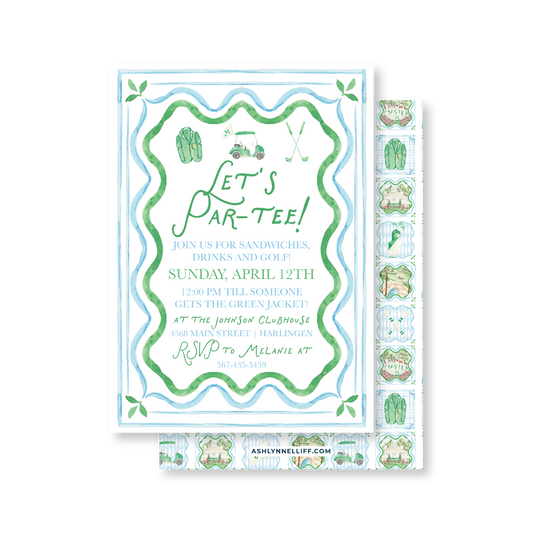 Masters Par-tee Party Invitation