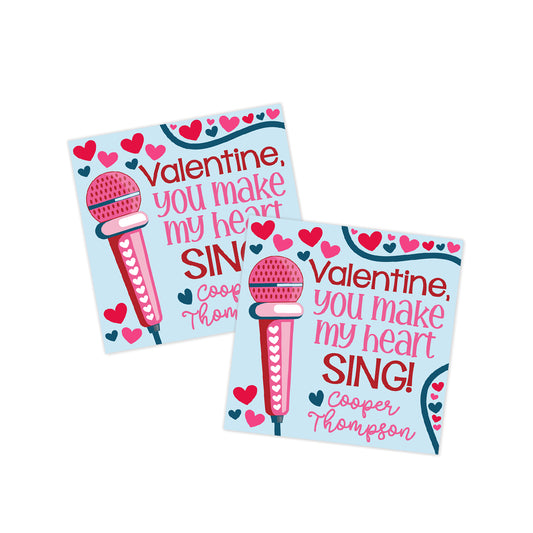 You make my Heart Sing Valentines Tag