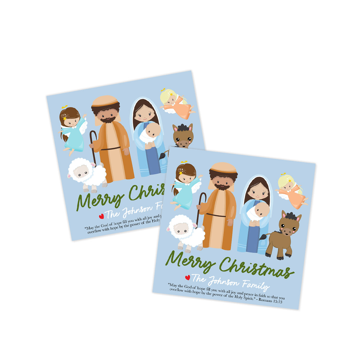 Nativity Holiday Gift Tag