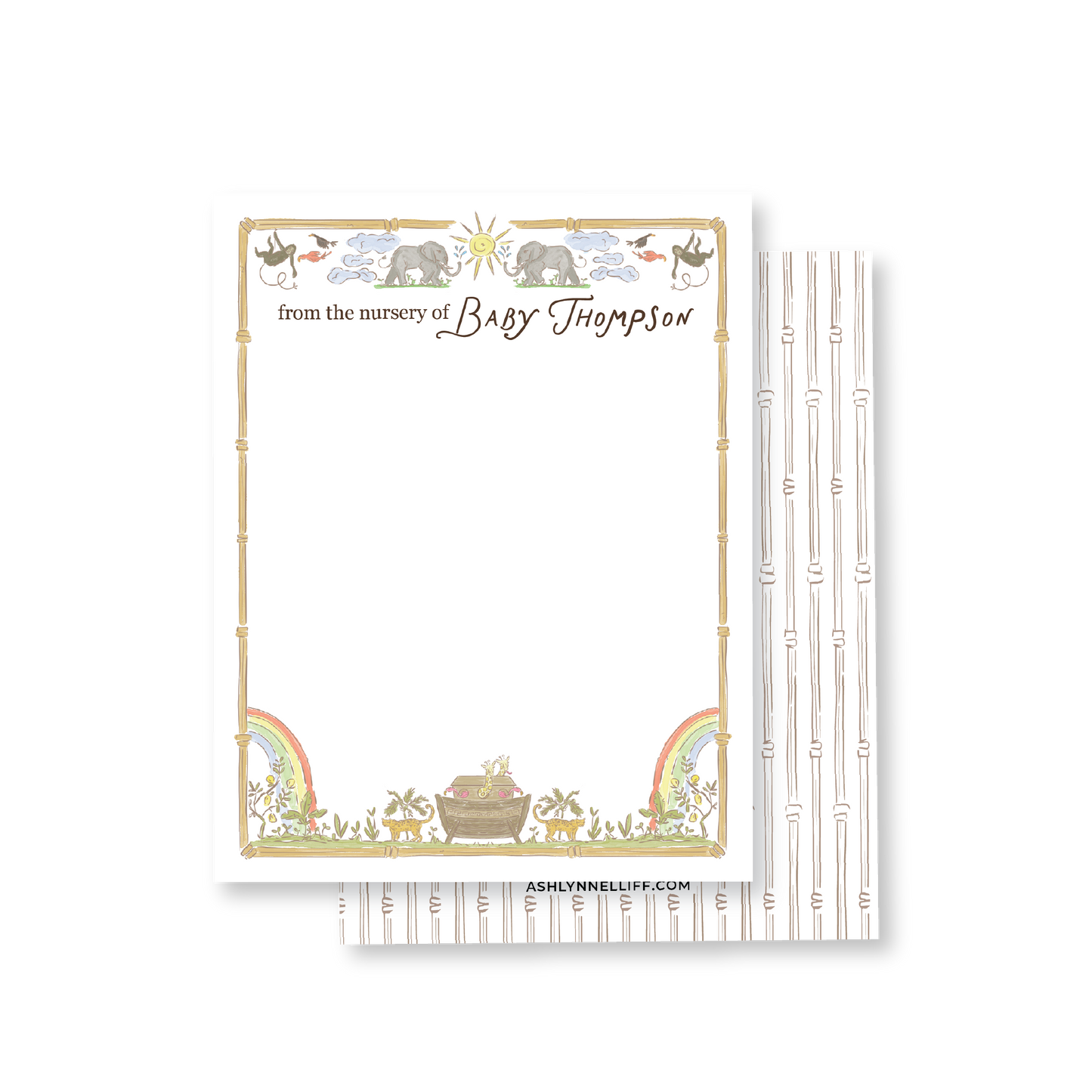 Noahs Ark (From the Nursery of) Stationery