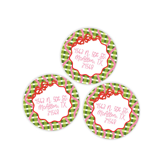 Oh What Fun Return Address Holiday Stickers