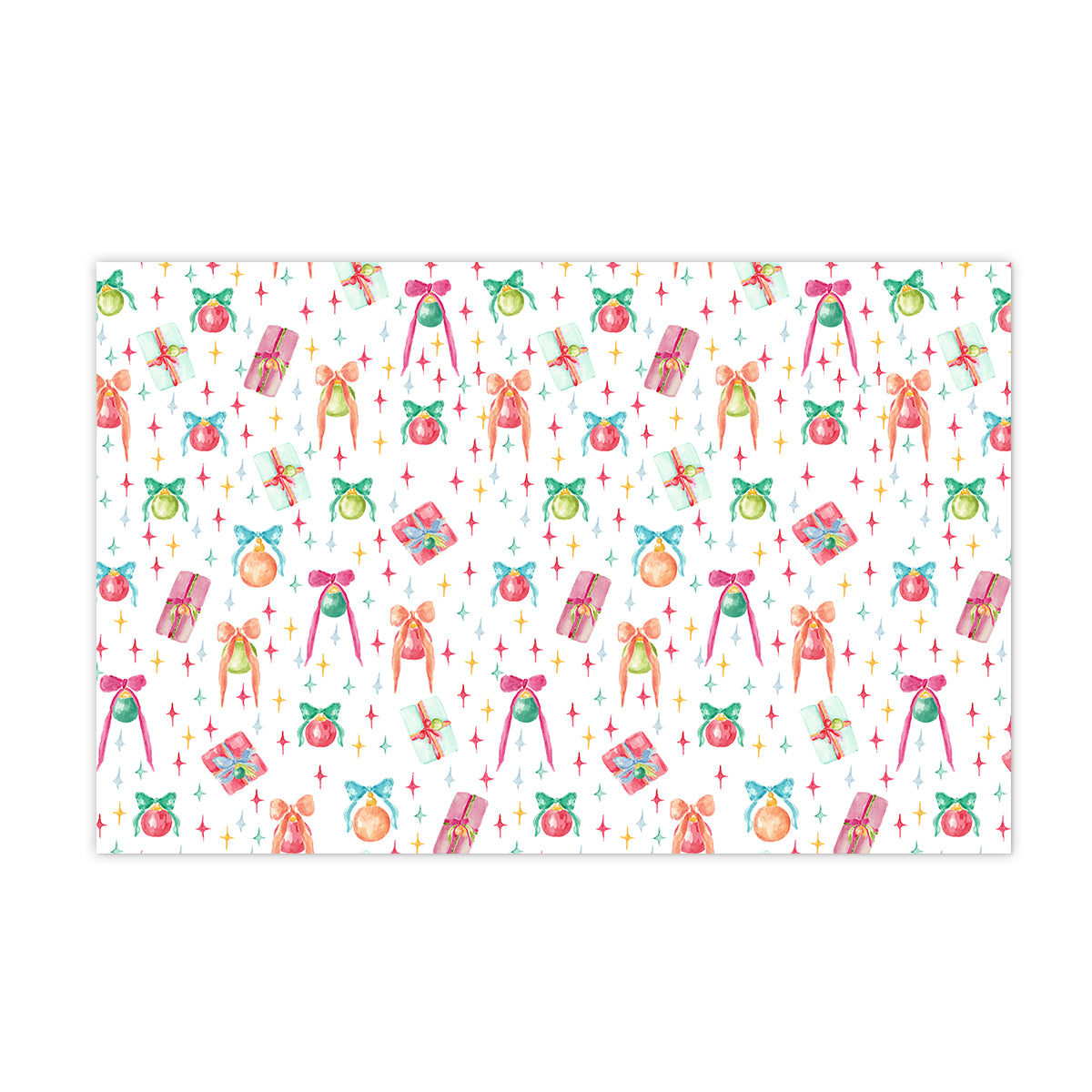 Wavy Holiday Party Placemat
