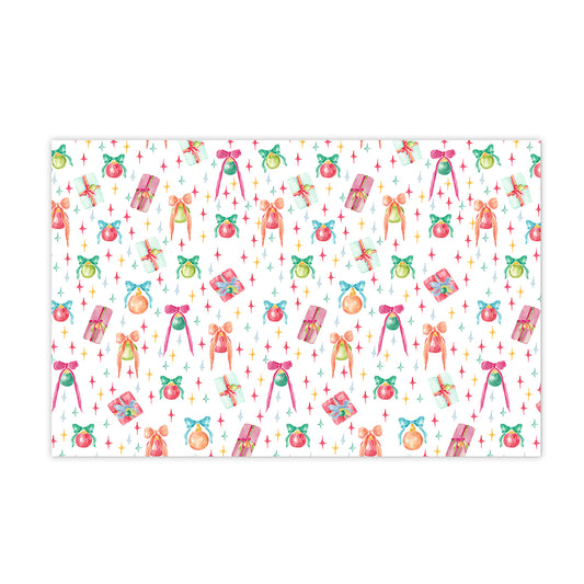 Wavy Holiday Party Placemat