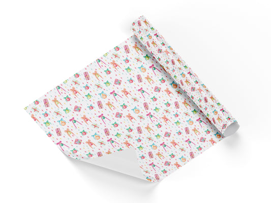 Ornaments Wrapping Paper Sheets