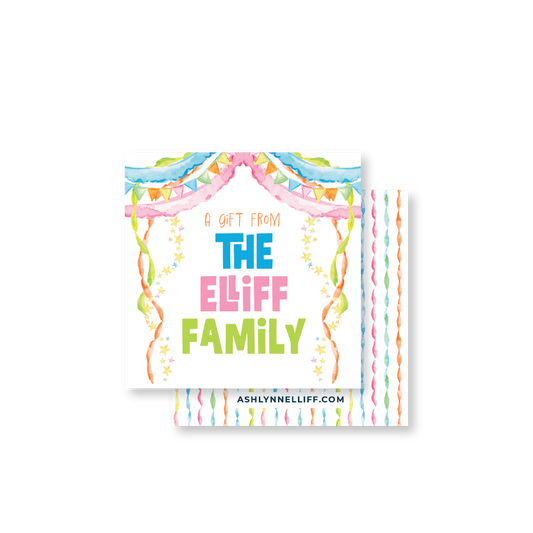 Birthday Party Gift Tag