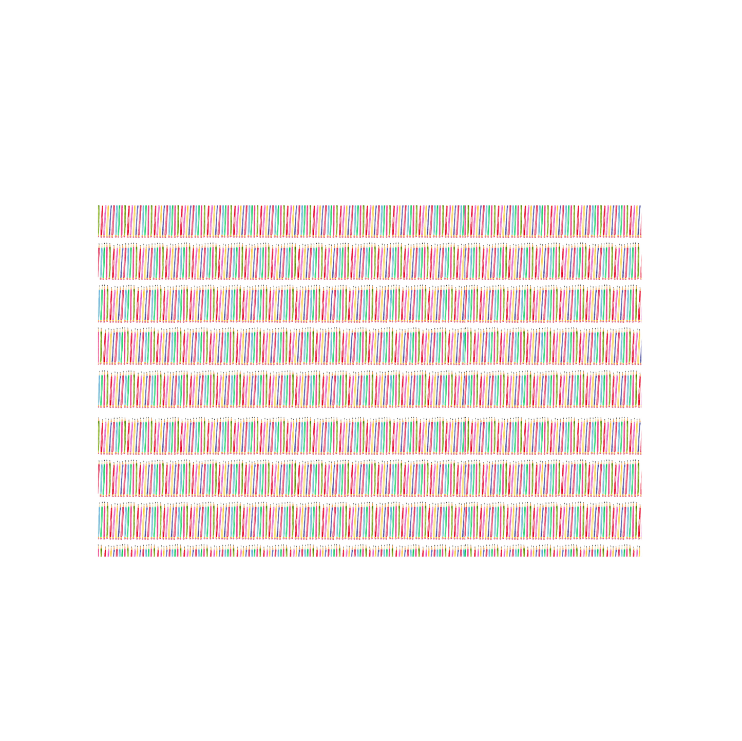 Back to School Pencils Party Placemats