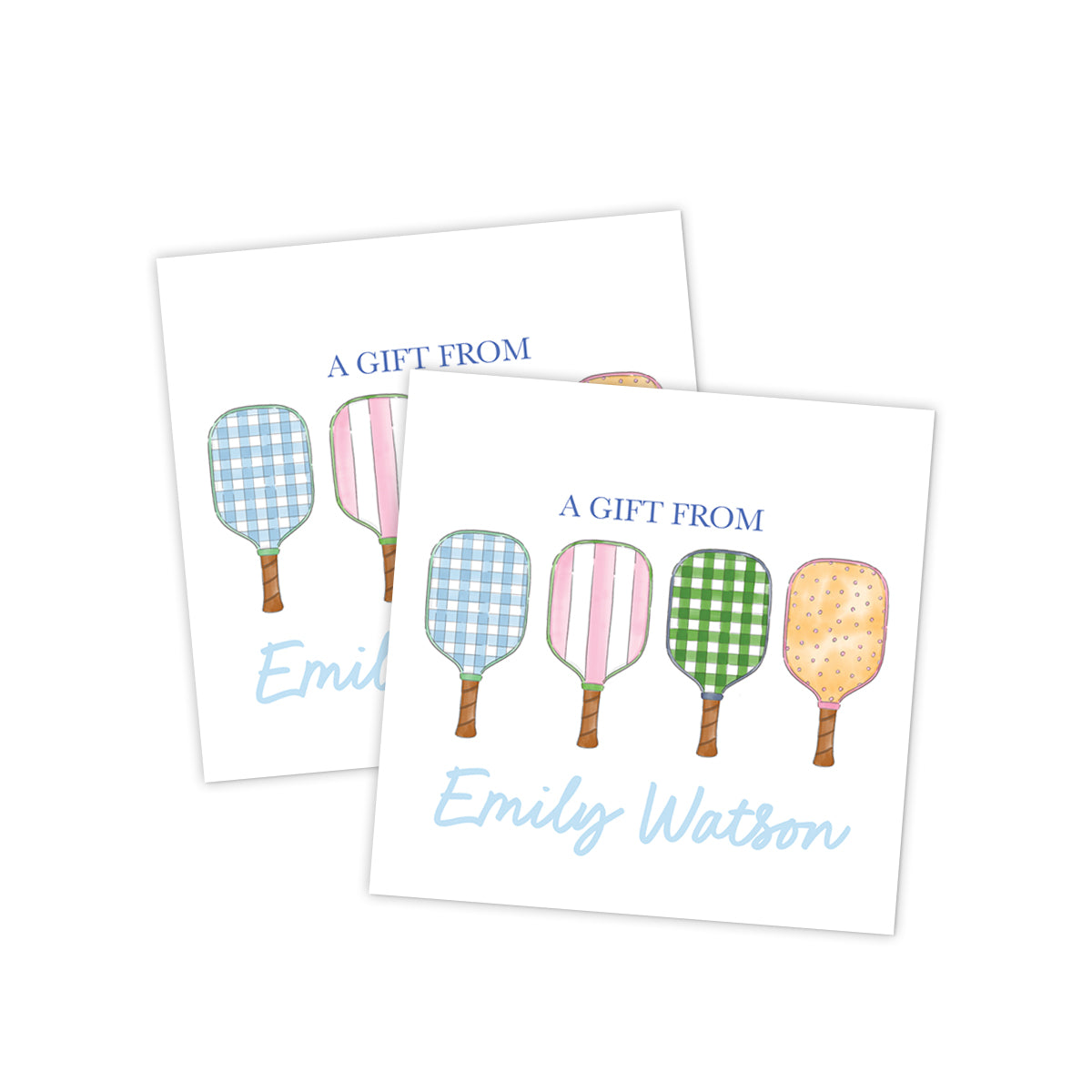 Pickleball Country Club Gift Tag
