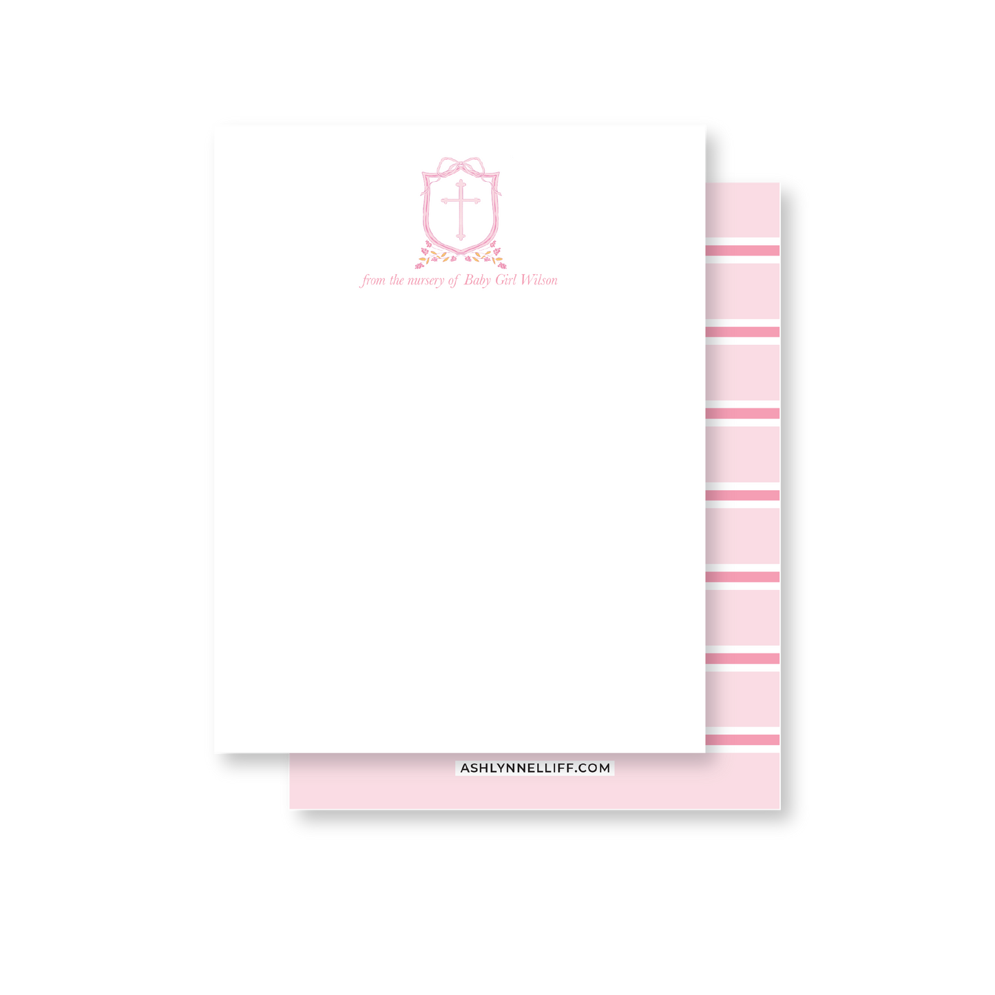 From the Nursery of Pink Stationery