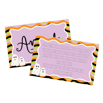 Squiggle Kids Activity Halloween Laminated Placemat