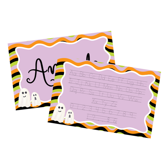 Squiggle Kids Activity Halloween Laminated Placemat