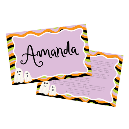 Squiggle Kids Activity Halloween Laminated Placemat