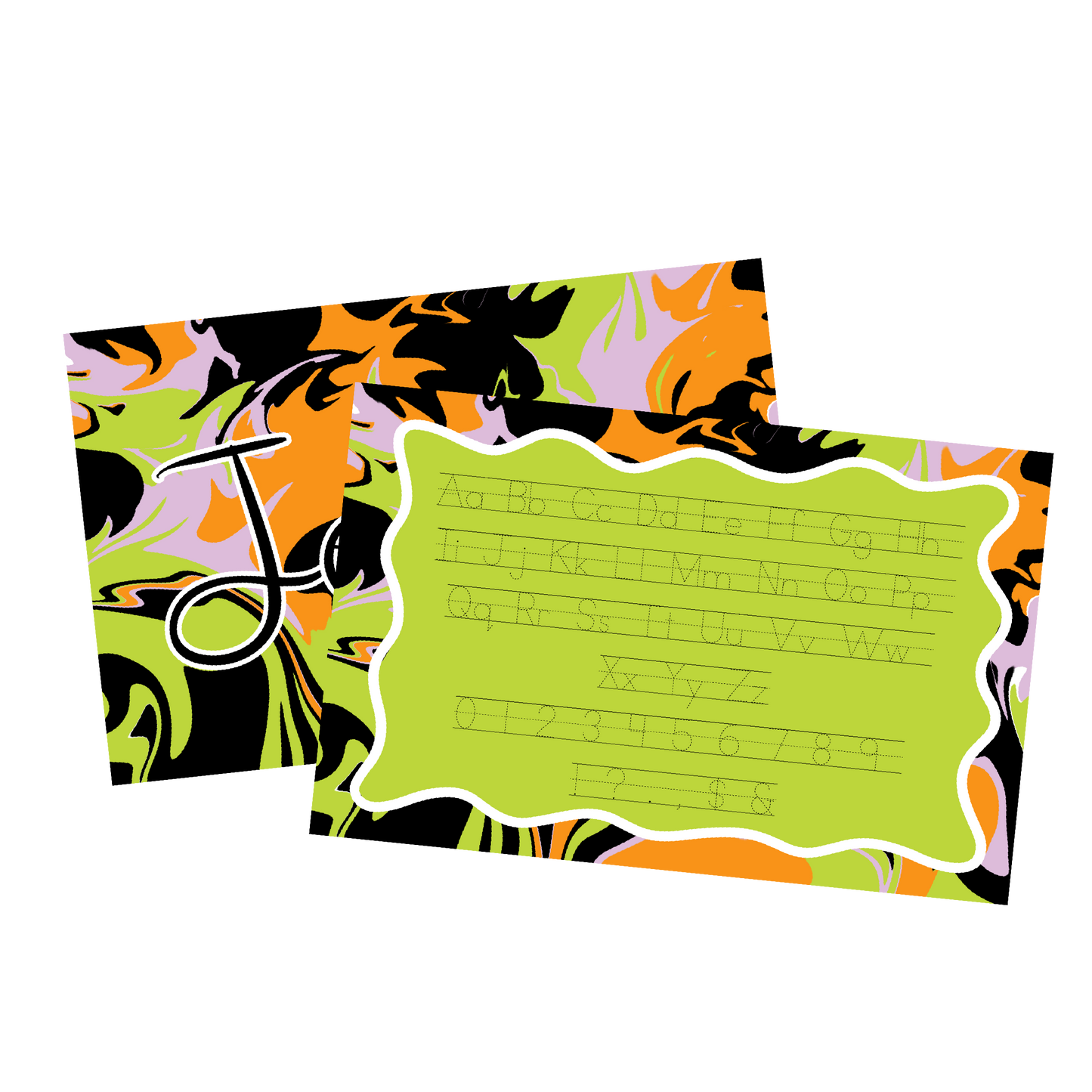 Marble Kids Activity Halloween Laminated Placemat