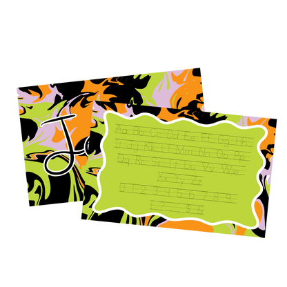 Marble Kids Activity Halloween Laminated Placemat