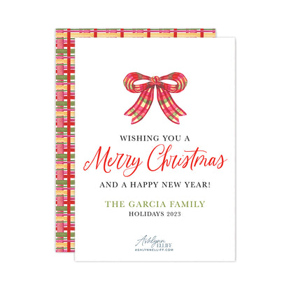 Plaid Christmas Cards
