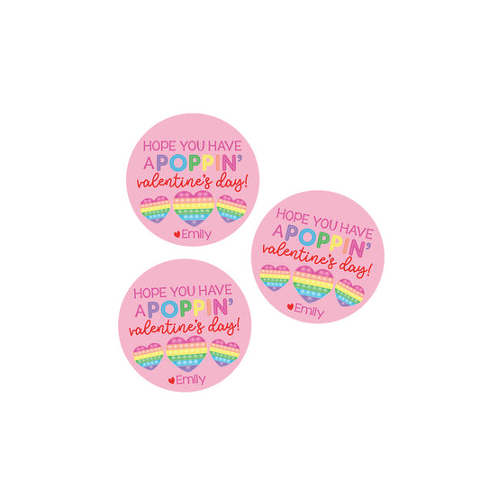 Hope you have a Poppin' Valentines Day Stickers