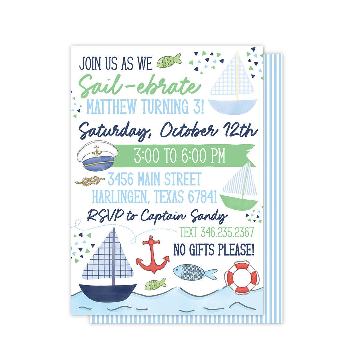 Sail-ebrate Party Invitation (Copy)