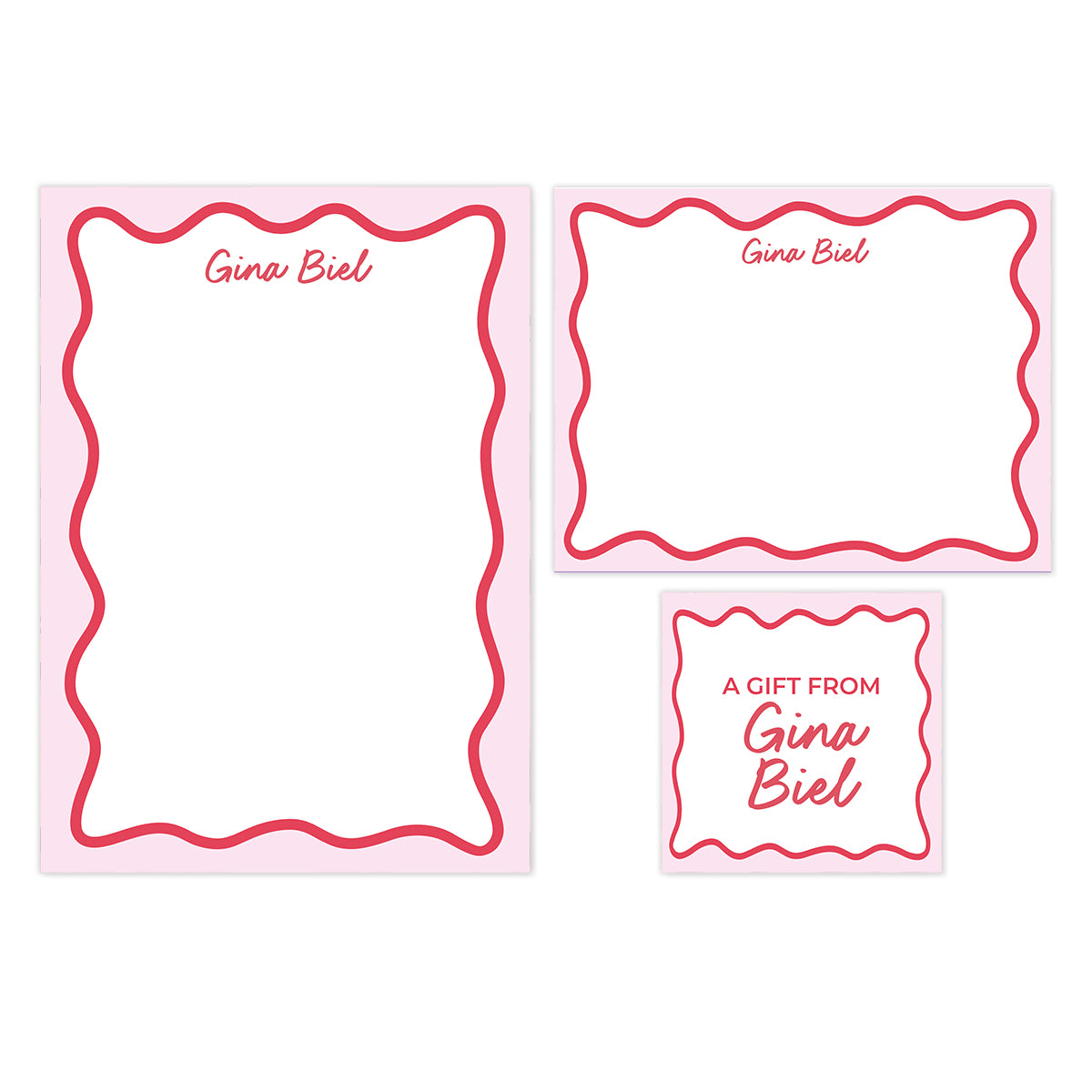 Squiggle (Notepad, Stationery & Gift Card) Gift Set
