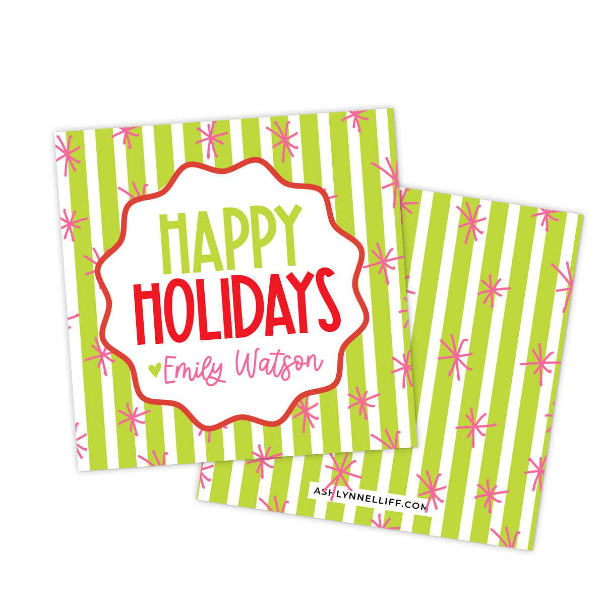 Stars & Stripes Holiday Gift Tag