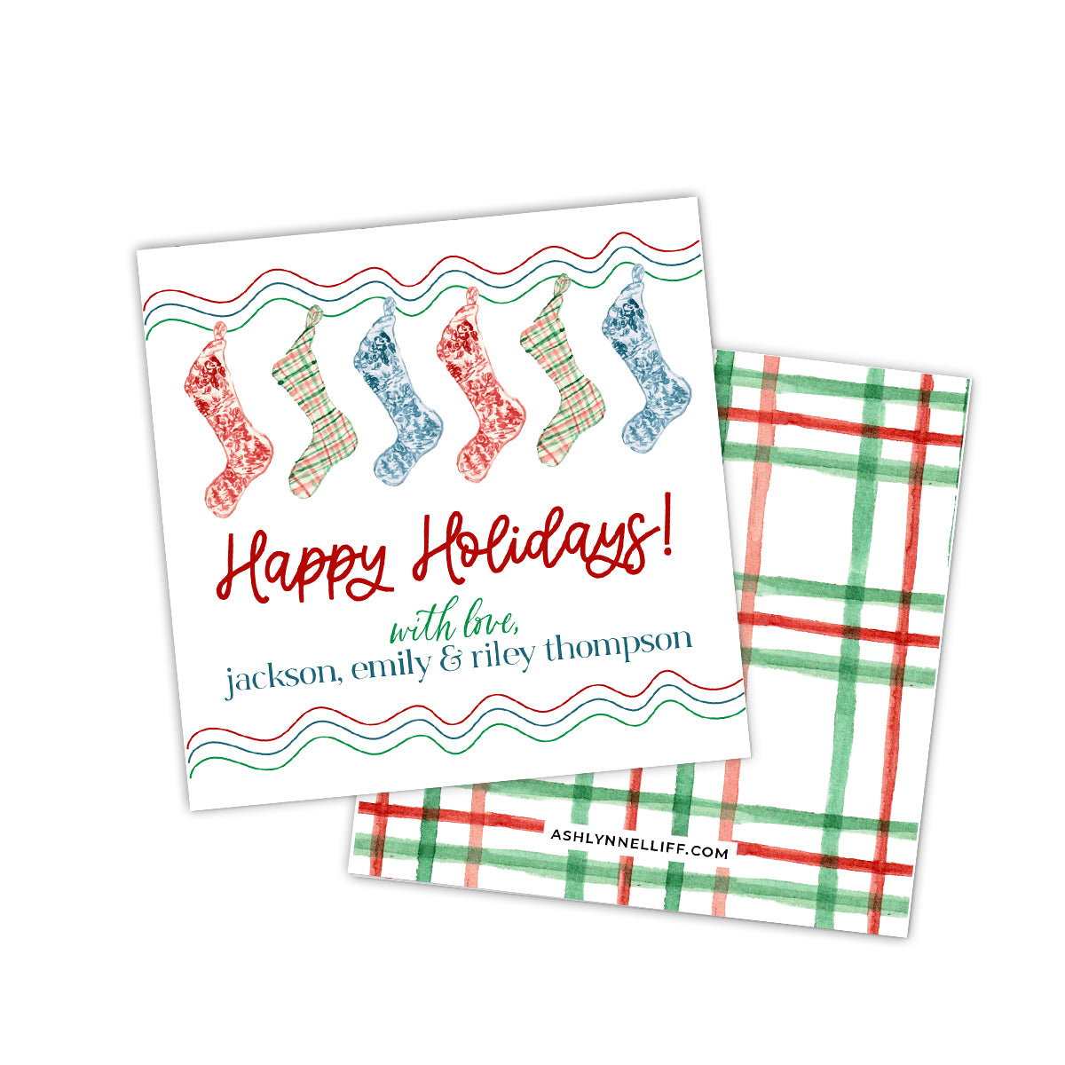 Stockings Holiday Gift Tag
