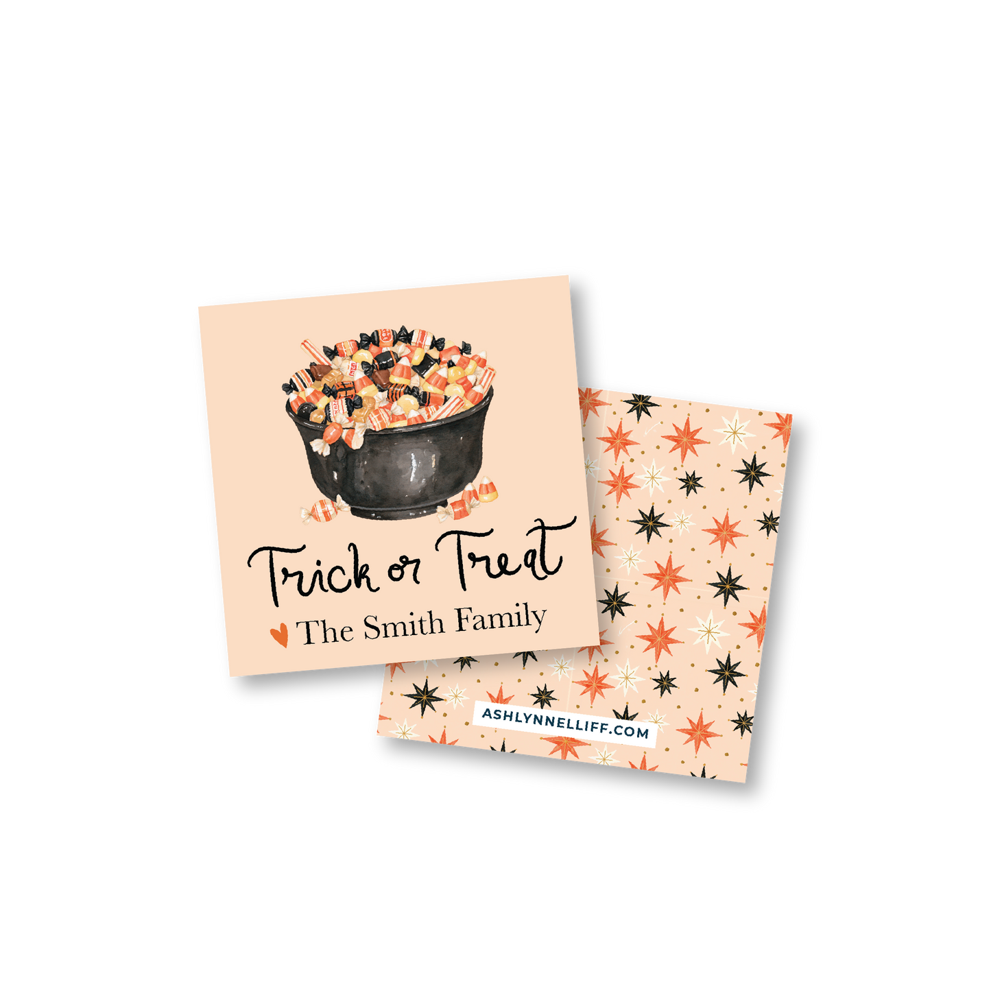 Halloween Trick or Treat Candy Gift Tag