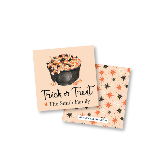 Halloween Trick or Treat Candy Gift Tag