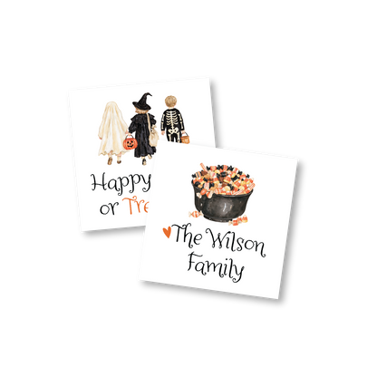 Halloween Trick or Treat Gift Tag