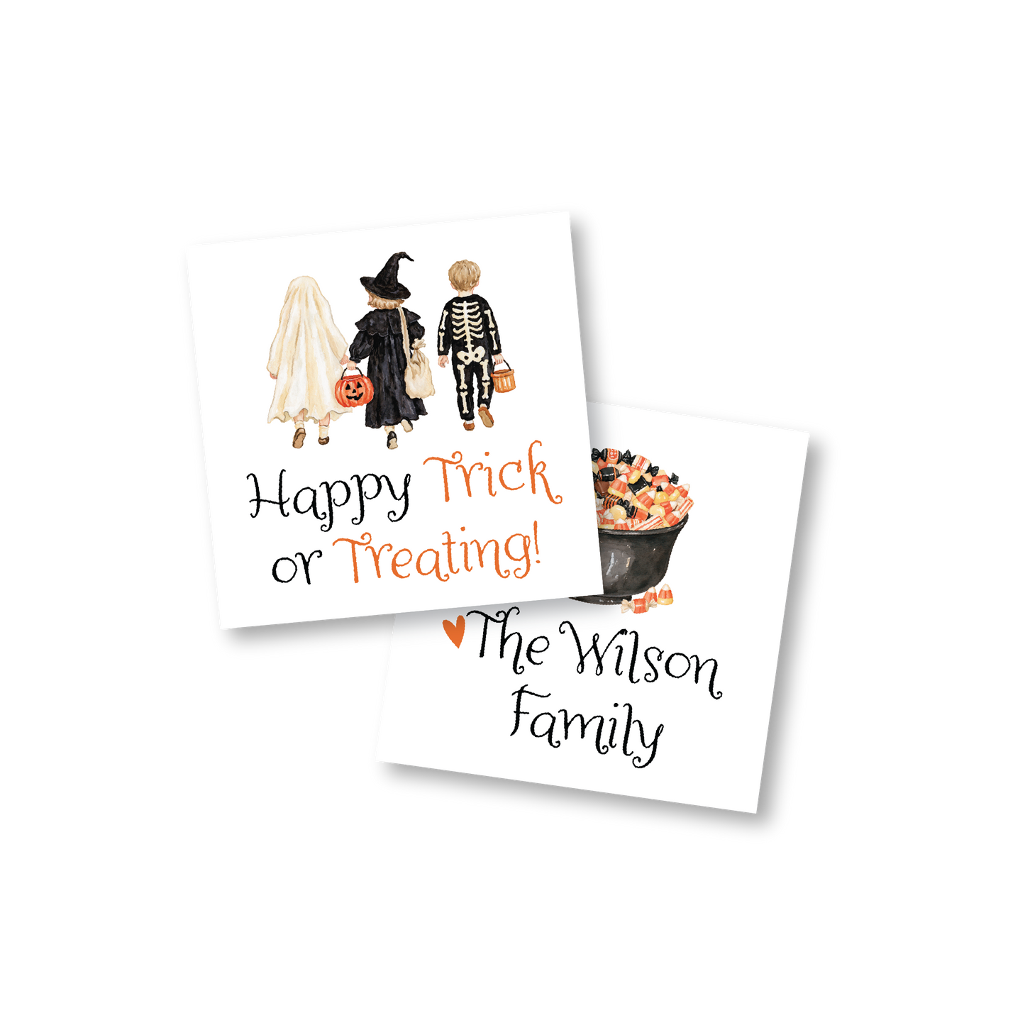 Halloween Trick or Treat Gift Tag
