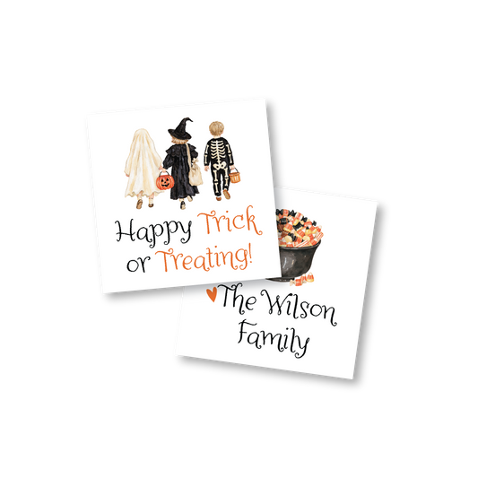 Halloween Trick or Treat Gift Tag