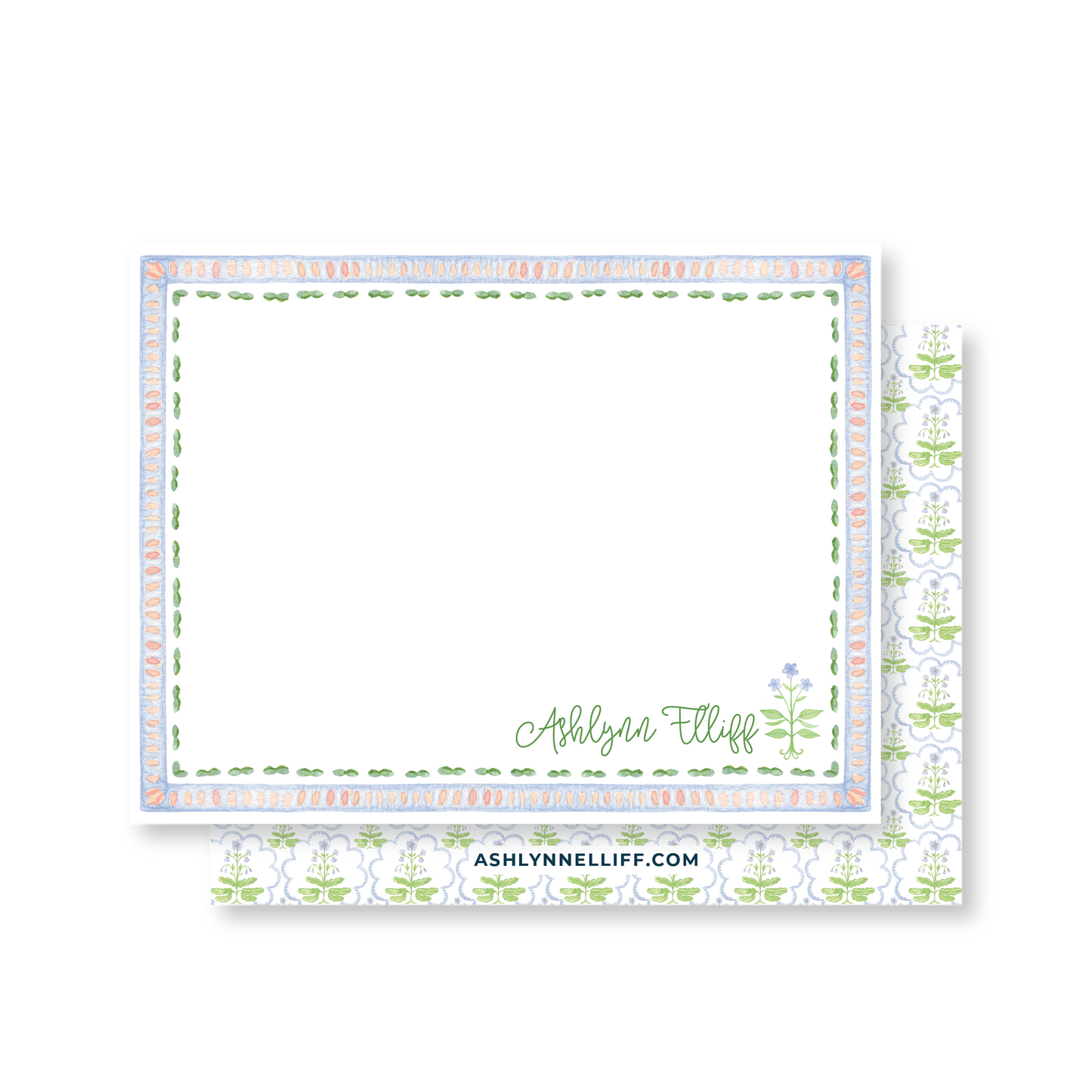 Watercolor Floral Stationery