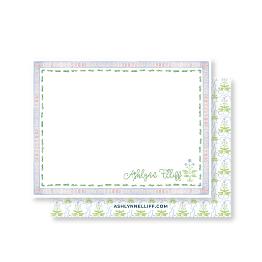 Watercolor Floral Stationery