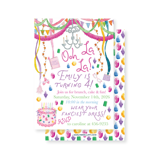 Fancy Birthday Party Invitation
