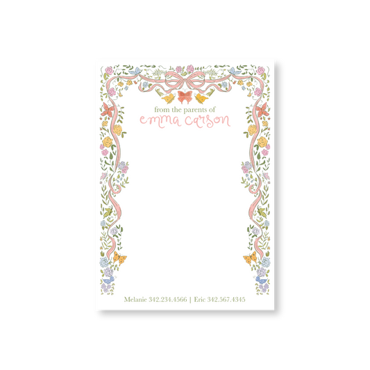 From the Parents of Butterfly Notepad