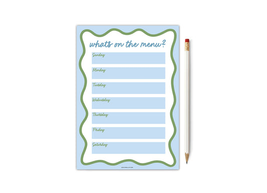 Weekly Meal Planner No. 1 Notepad