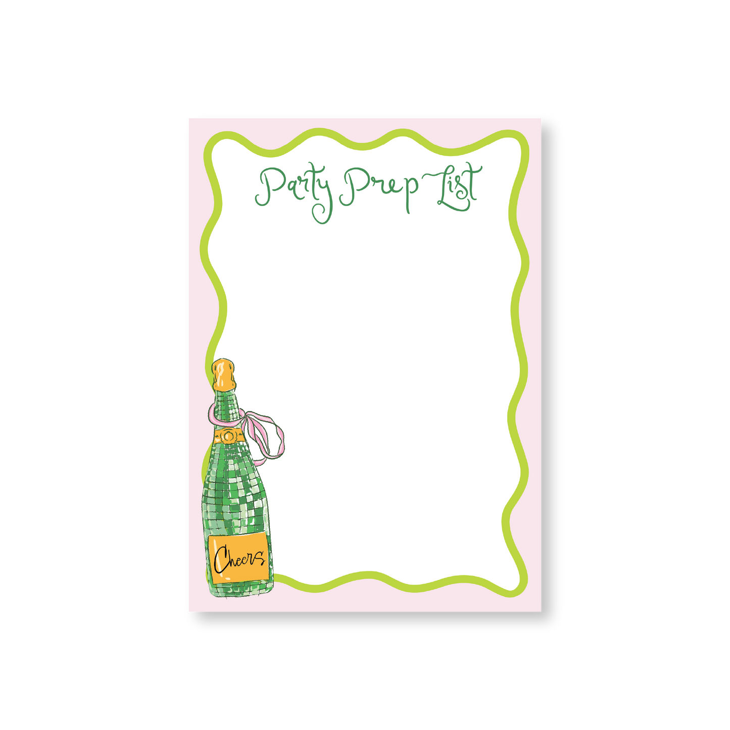 Party Prep List Notepad