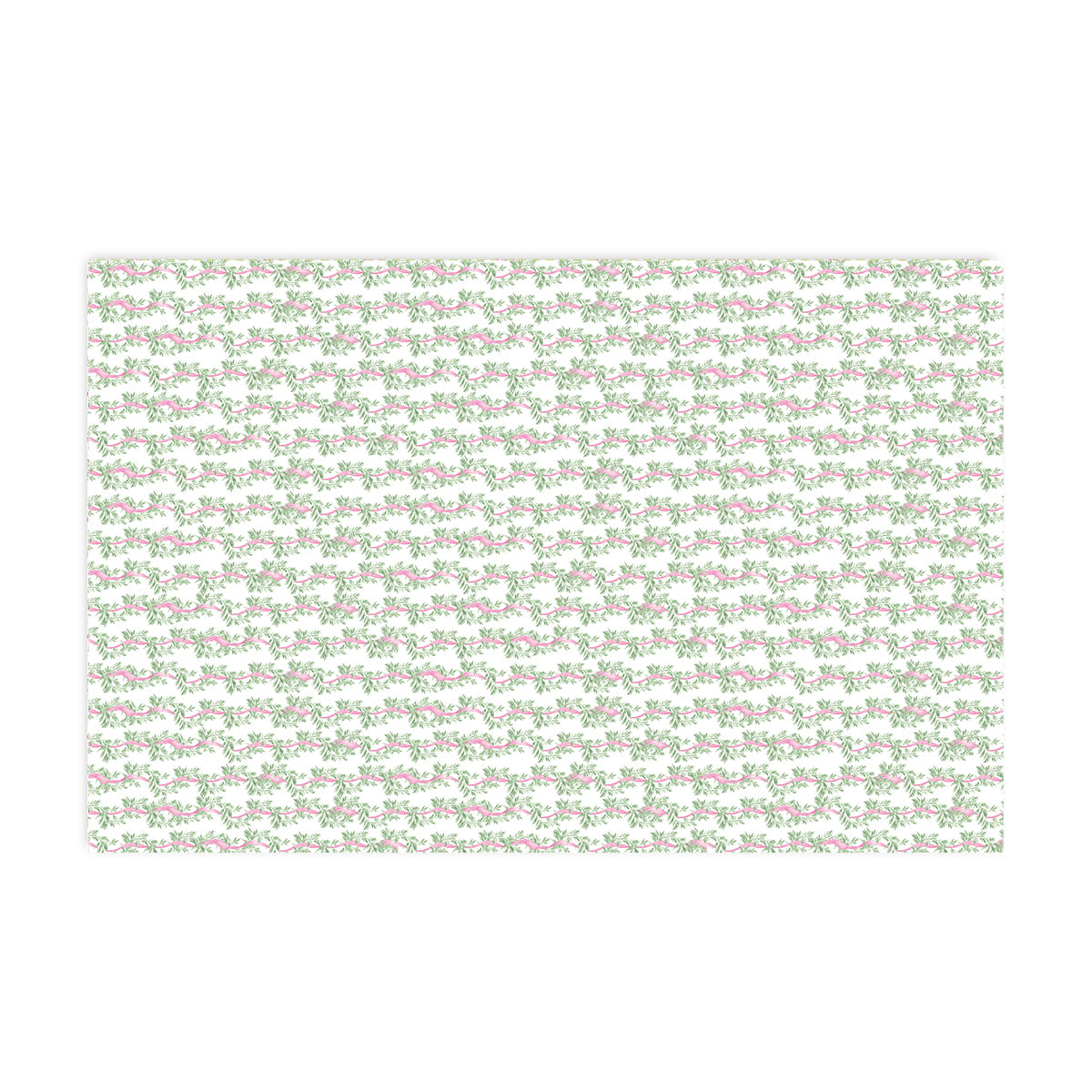 Pink Floral Holiday Party Placemat