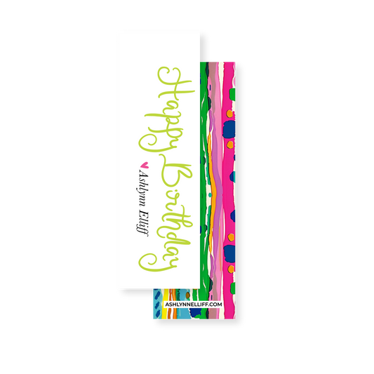 Happy Birthday! Extra Skinny Gift Tags