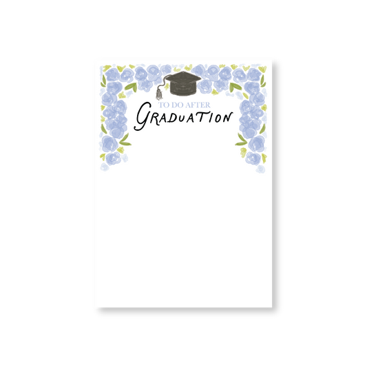 To Do After Graduation Notepad