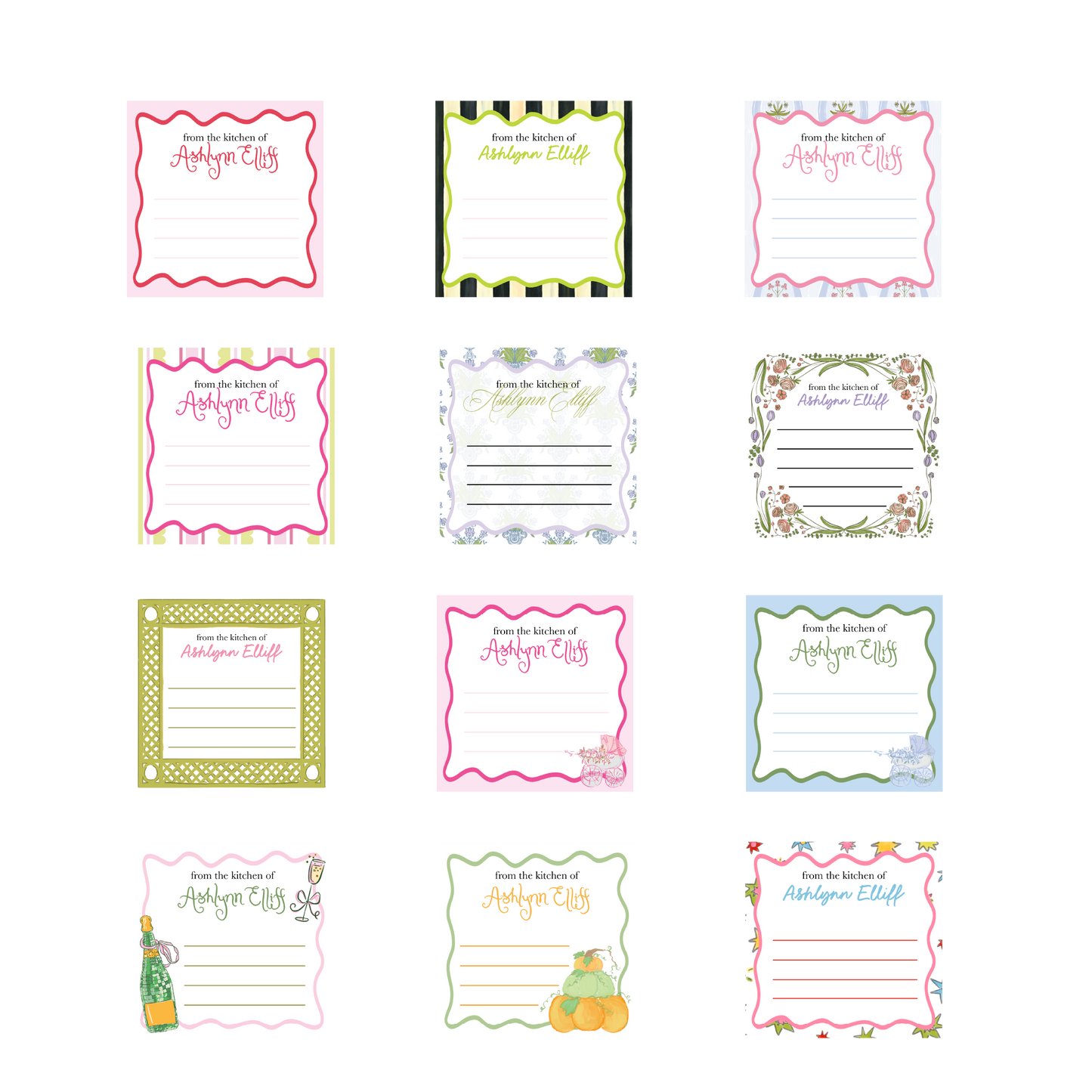 From the Kitchen of Stickers Variety Pack