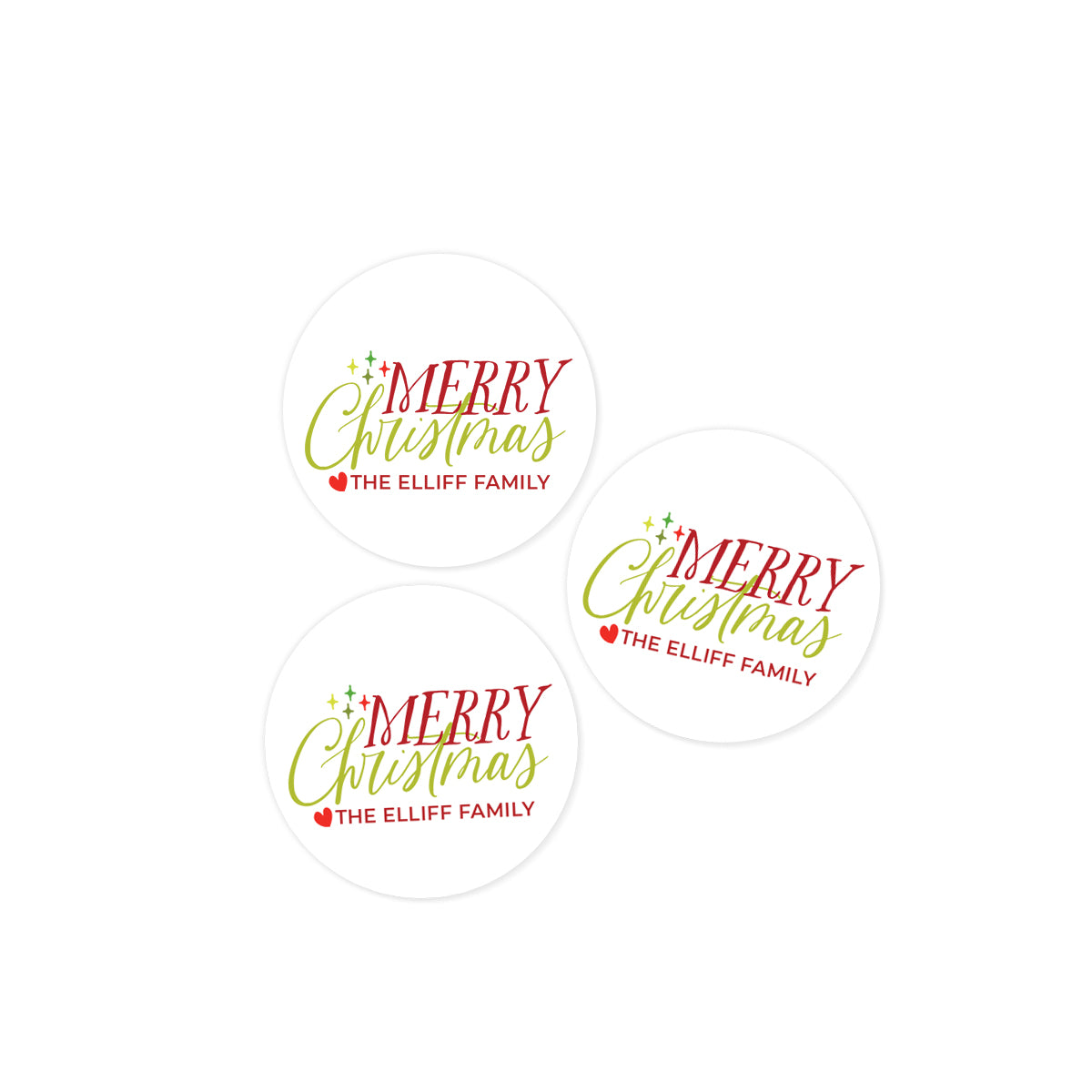 Merry Christmas Stickers