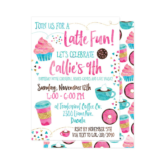 A Latte Fun Party Invitation