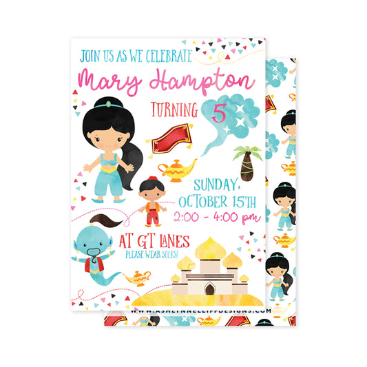 Aladdin Party Invitation