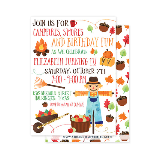 Autumn Party Invitation