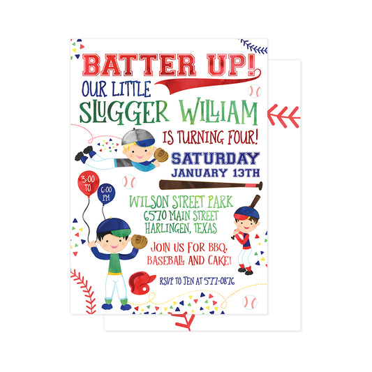 Baseball Party Invitation