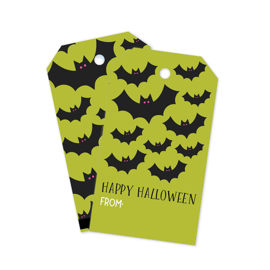 Halloween Bats Gift Tags