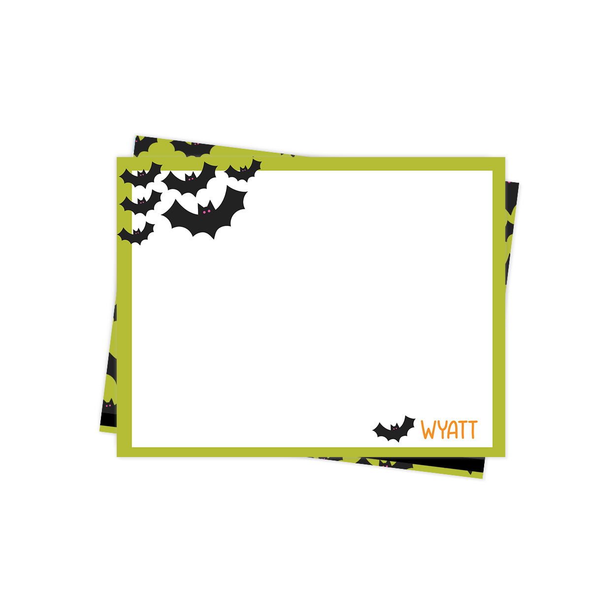 Halloween Bats Stationery
