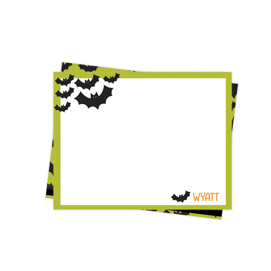 Halloween Bats Stationery
