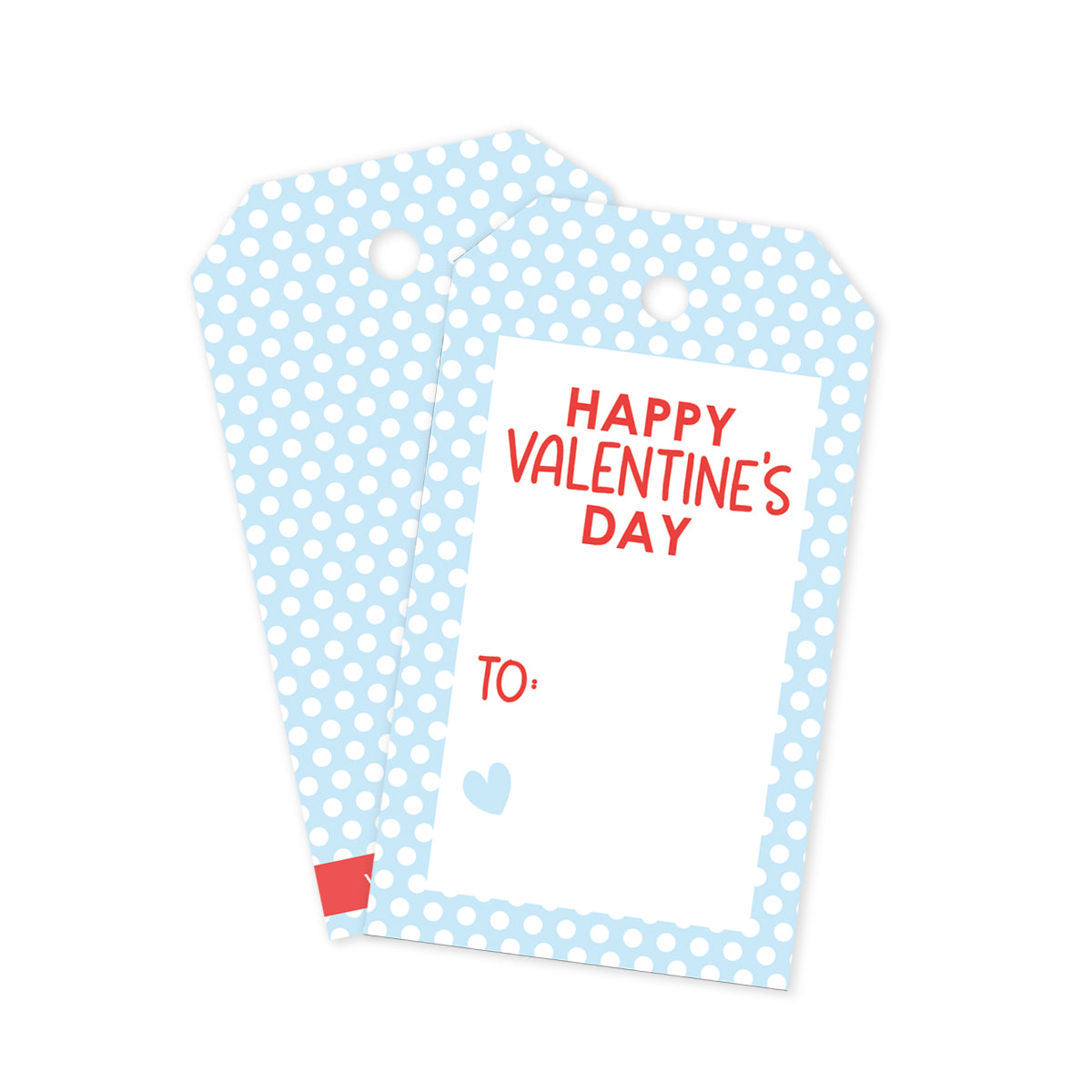 Blue Polka Dot Gift Tags