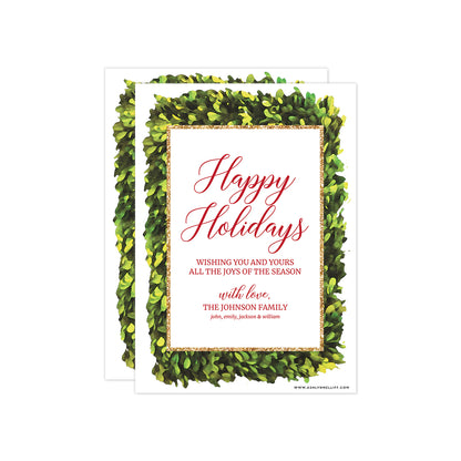 Boxwood Christmas Cards