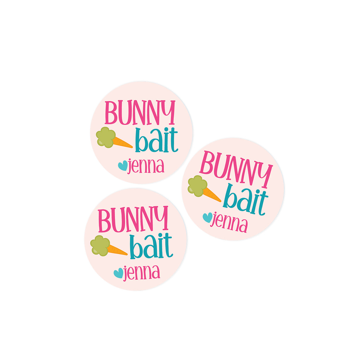 Bunny Bait (Carrot) Stickers