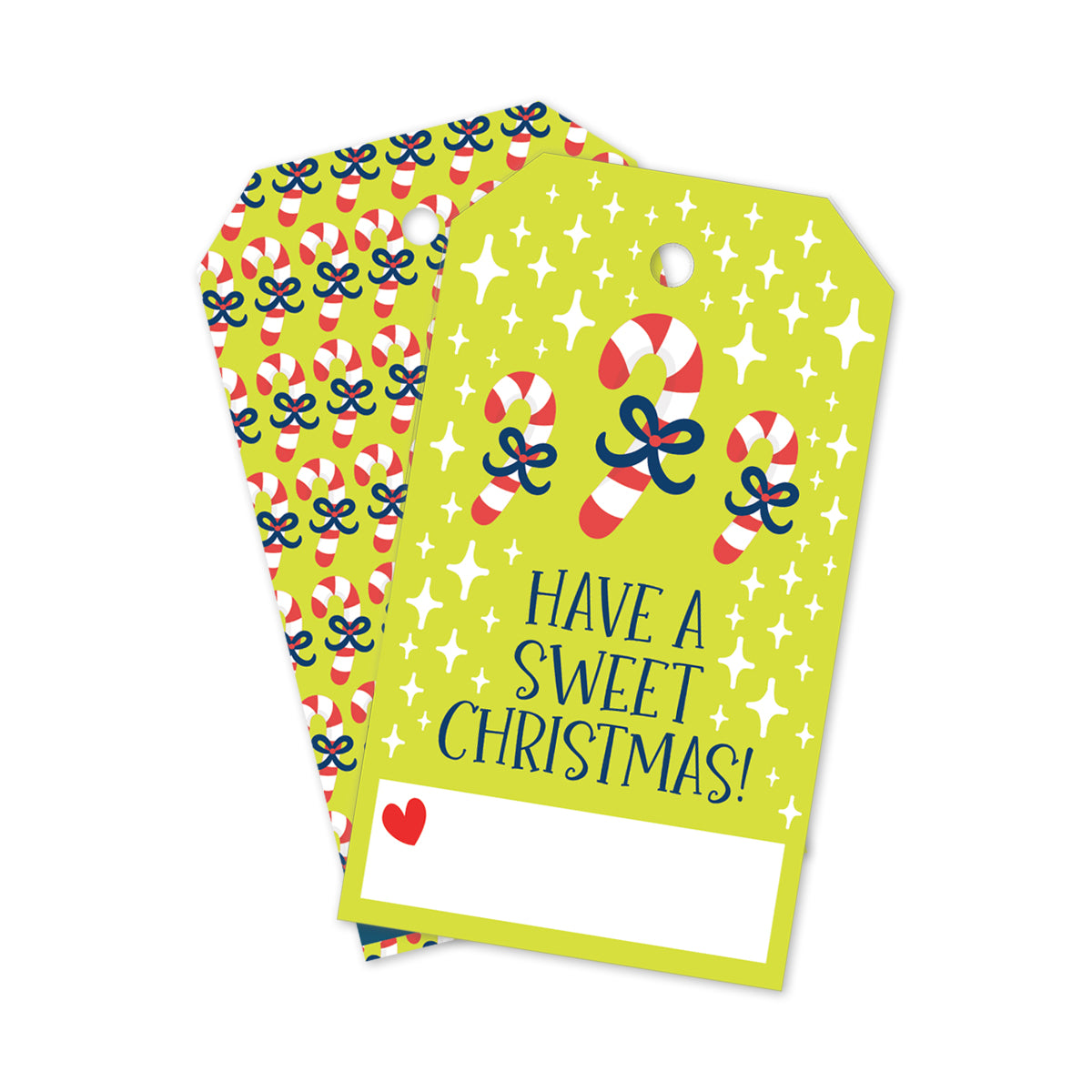 Candy Cane Gift Tags